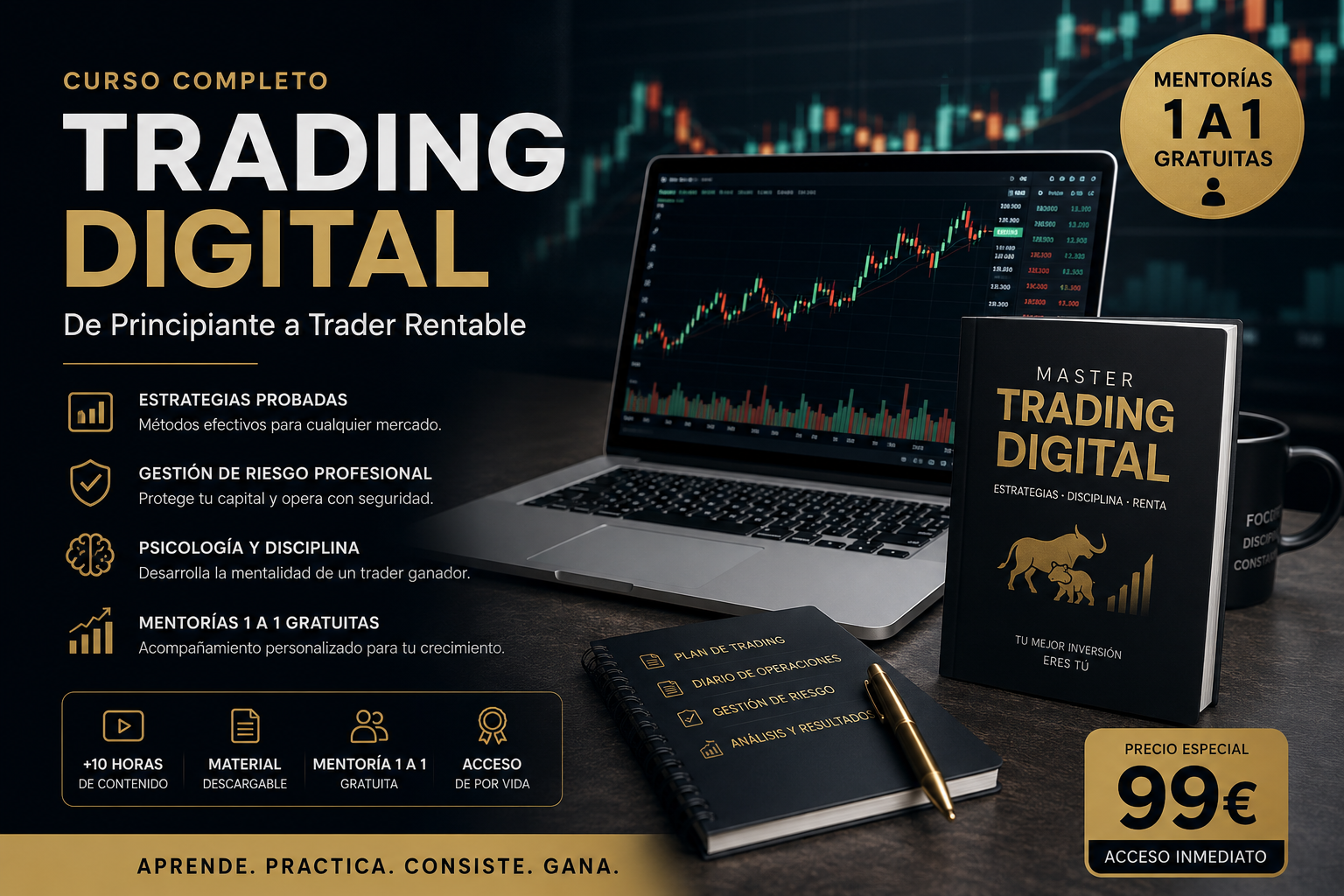 Master Trading Premium con mentoría